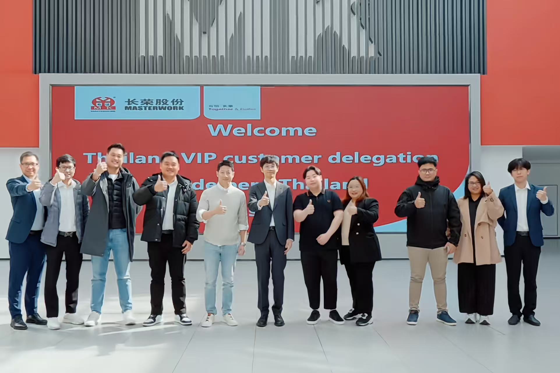 海德堡泰國(guó)客戶團(tuán)打卡長(zhǎng)榮集團(tuán)，擴(kuò)大“國(guó)際朋友圈”